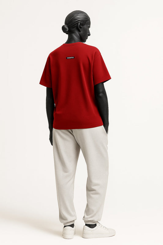 Icon Oversized Red Tee