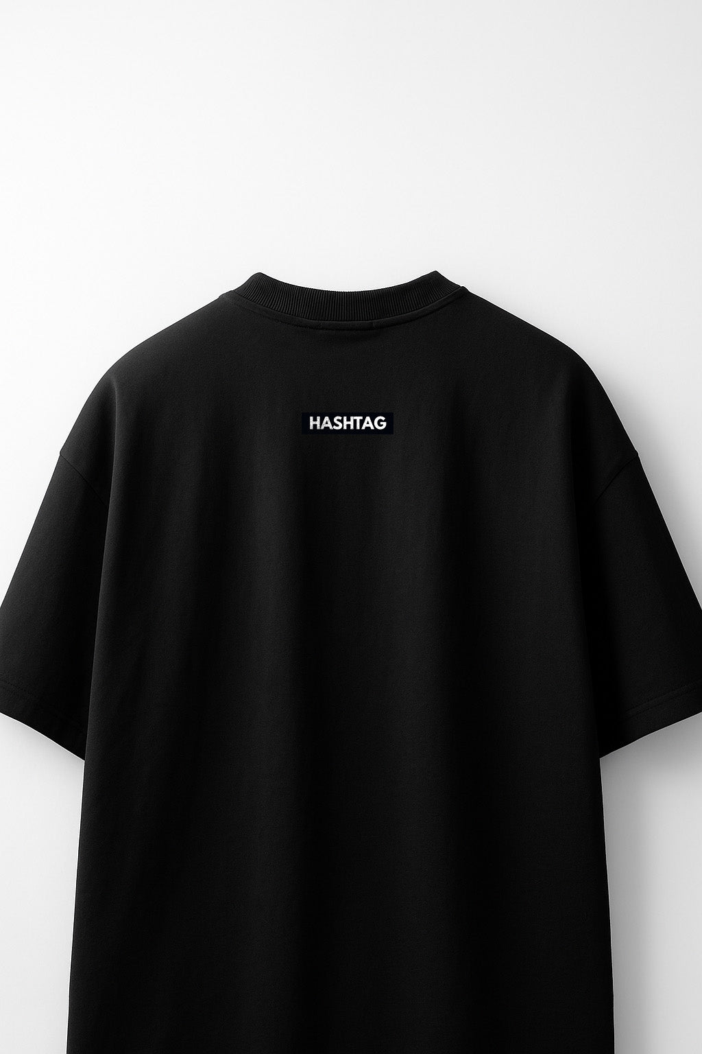 Icon Oversized Black Tee