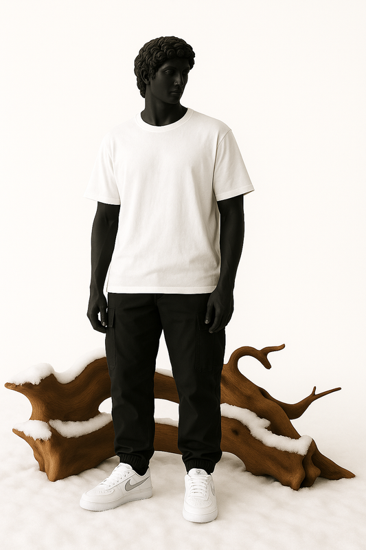 Frosted Canvas Oversized T-Shirt