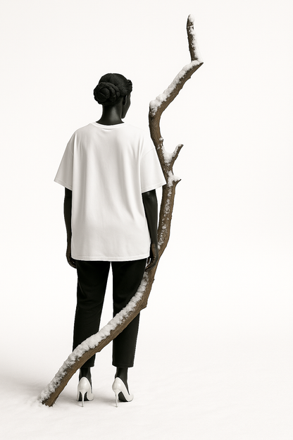 Frosted Canvas Oversized T-Shirt