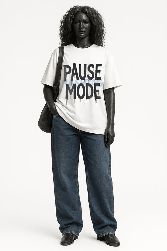 Pause Statement Oversized Tee