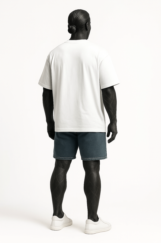 Varsity White Tee