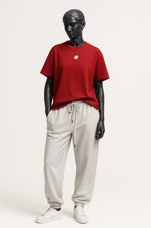 Icon Oversized Red Tee