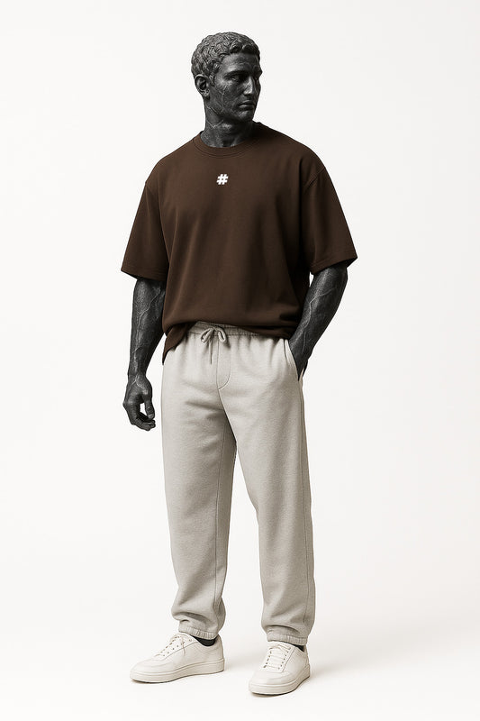 Icon Oversized Brown Tee
