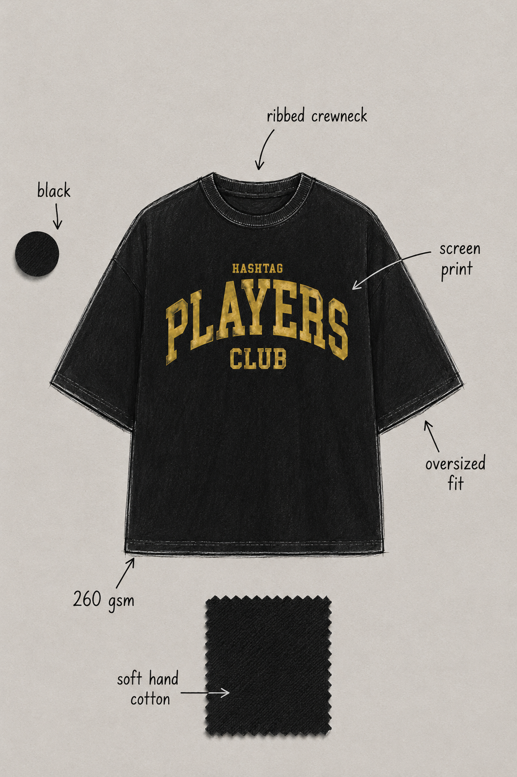 Players Club 001 Tee