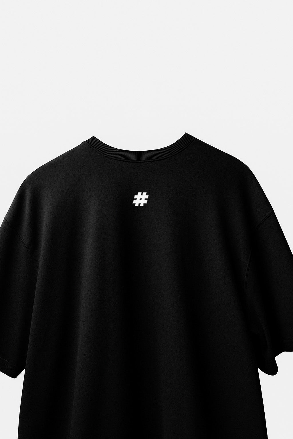 Icon Oversized Black Tee