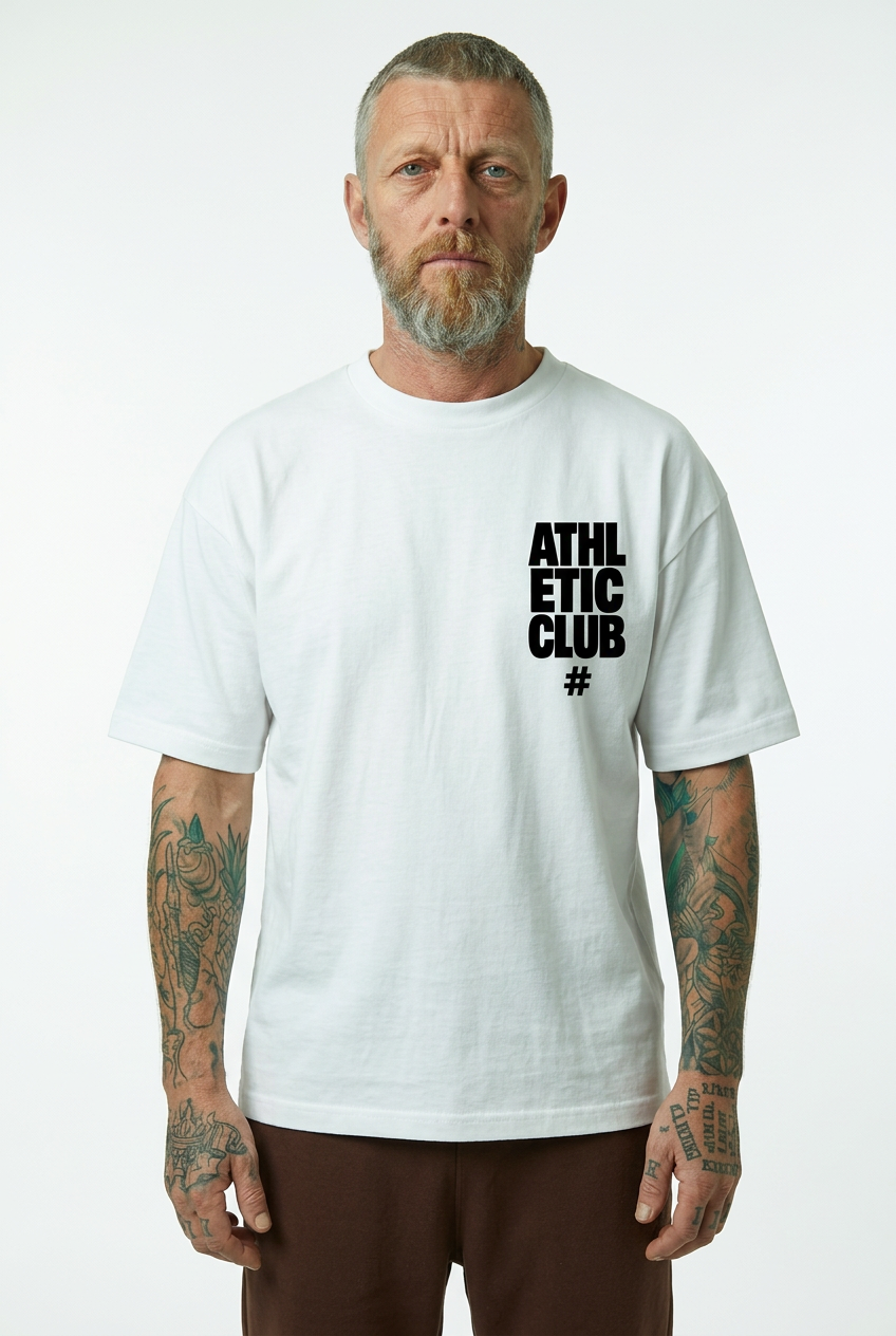 Oversized Fit Athletic Club Tee