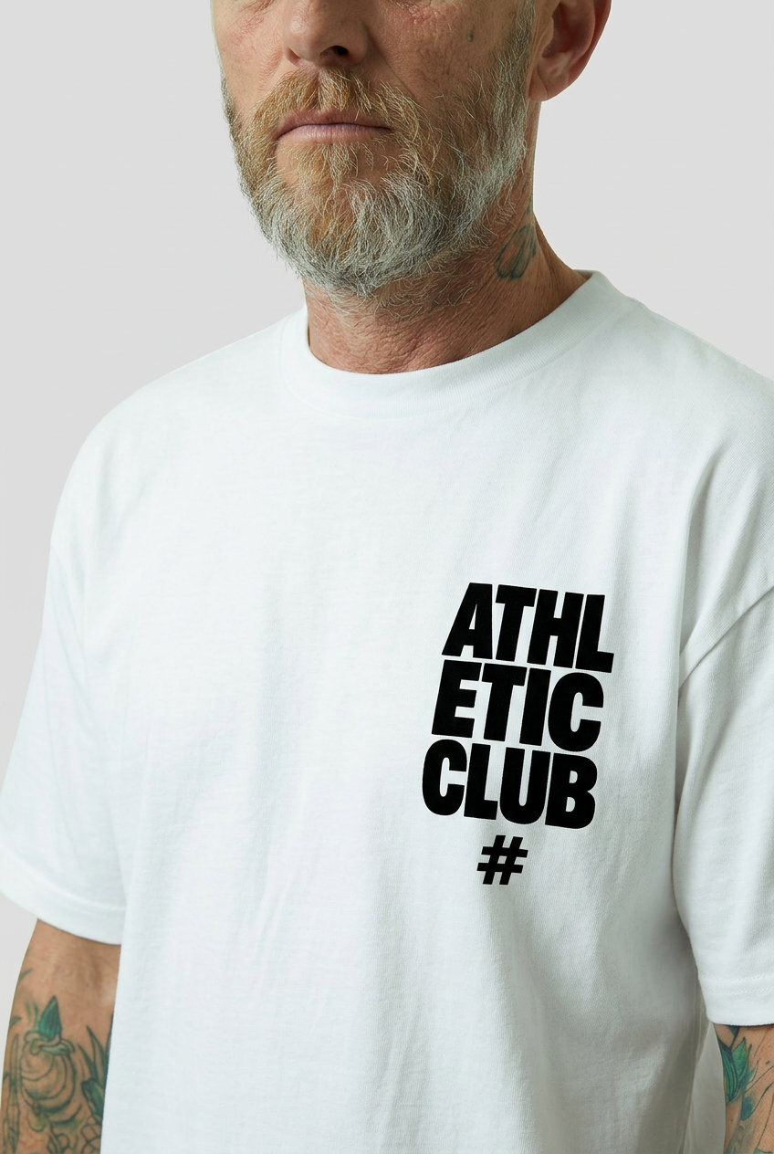 Oversized Fit Athletic Club Tee