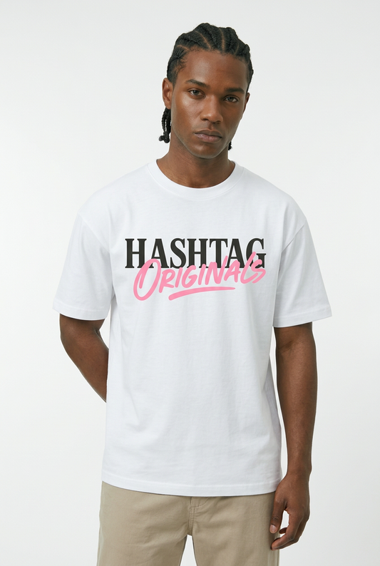 Oversized Fit Originals Front Print Tee