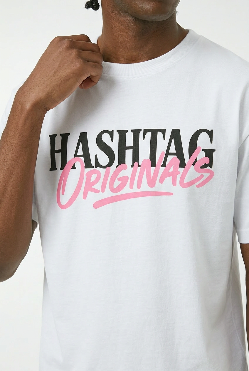 Oversized Fit Originals Front Print Tee
