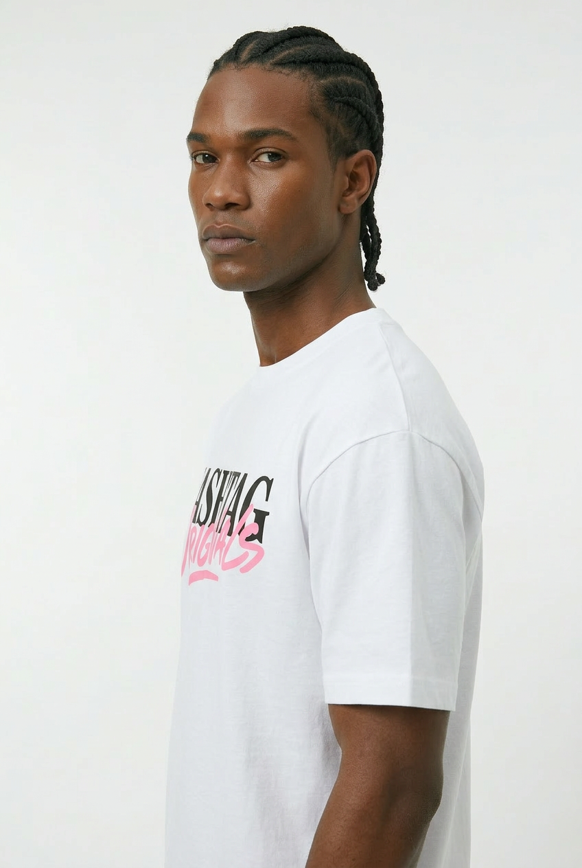 Oversized Fit Originals Front Print Tee