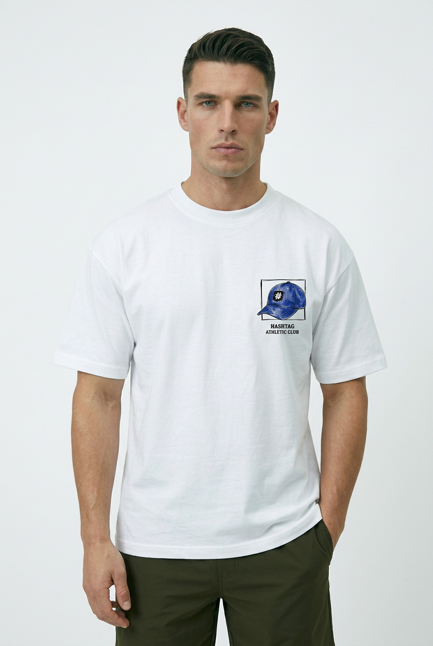 Oversized Fit Athletic Club Tee