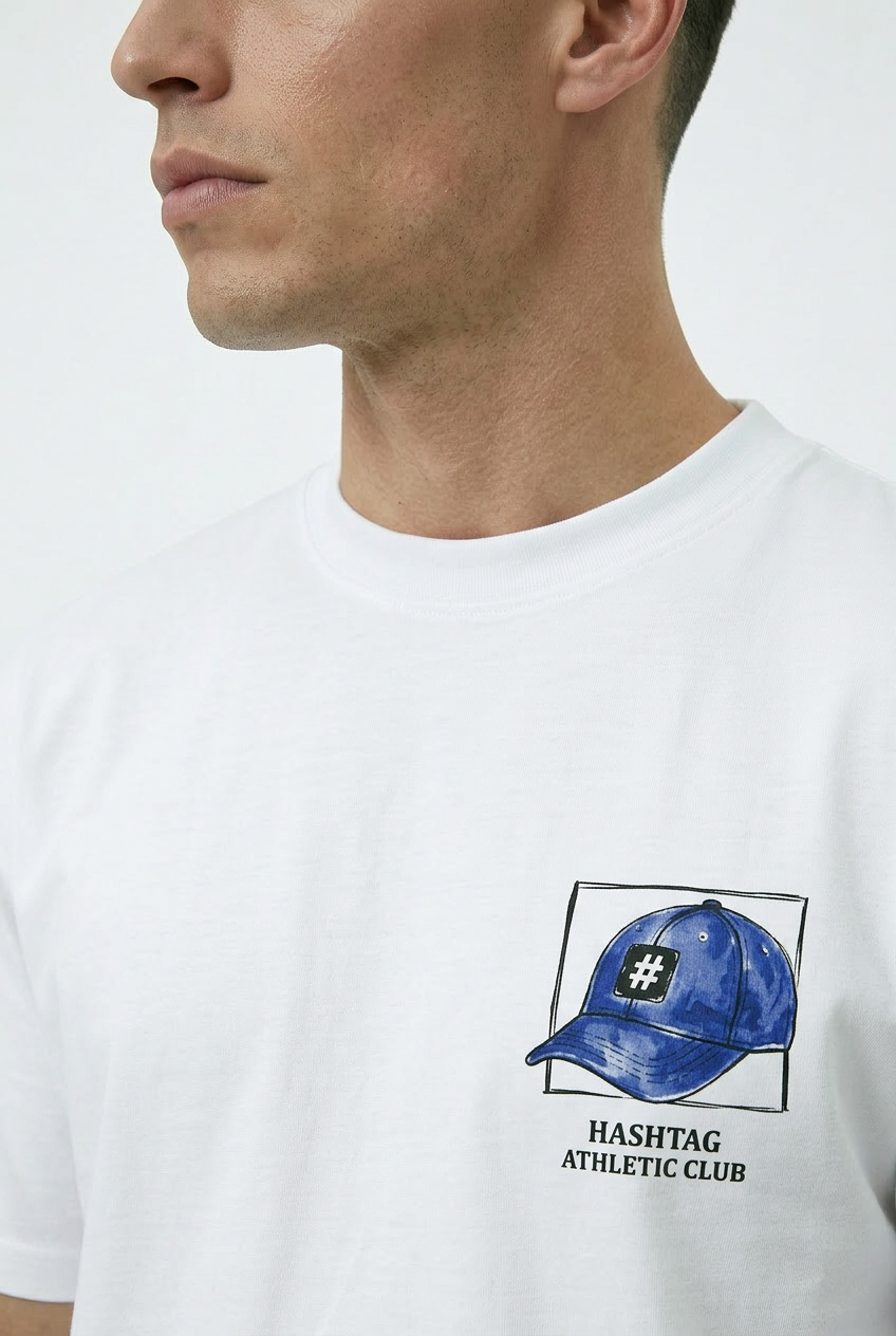 Oversized Fit Athletic Club Tee