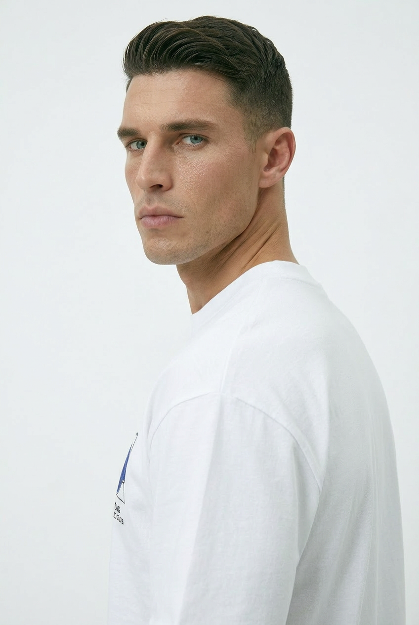 Oversized Fit Athletic Club Tee
