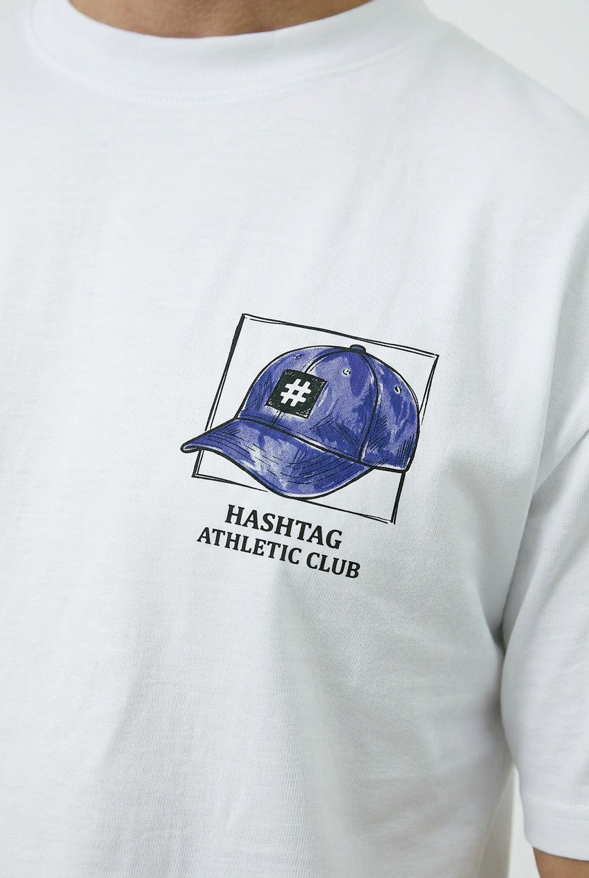 Oversized Fit Athletic Club Tee