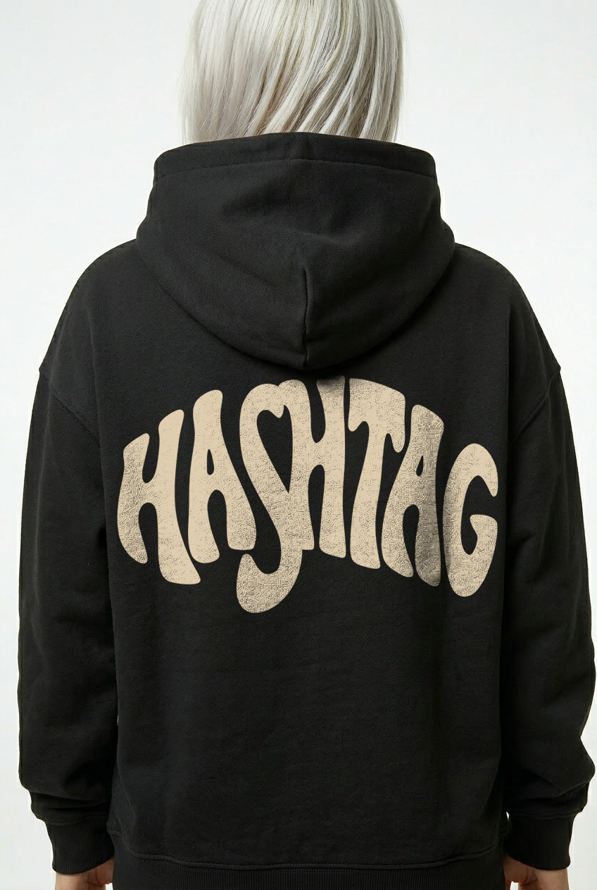 Retro Mark Hoodie Oversized Fit
