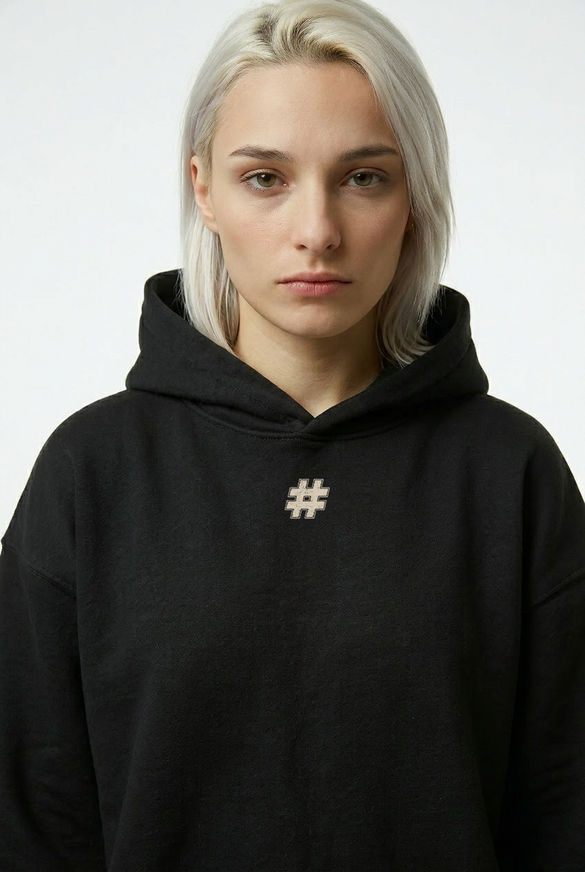 Retro Mark Hoodie Oversized Fit
