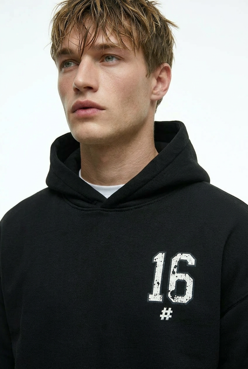 Oversized Fit Athletic Club 16 Hoodie