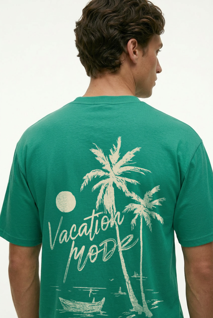 Oversized Fit Coastal Graphic Tee