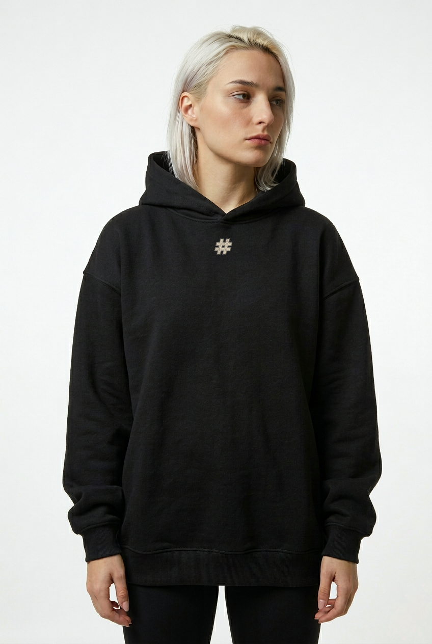 Retro Mark Hoodie Oversized Fit