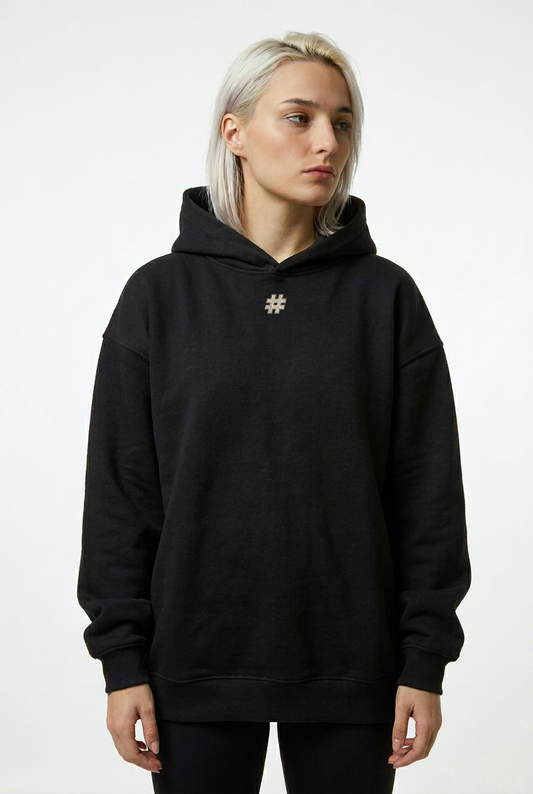 Retro Mark Hoodie Oversized Fit