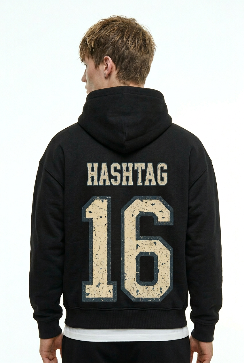Oversized Fit Athletic Club 16 Hoodie